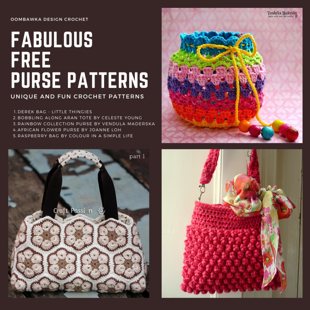5 Fabulous Free Crochet Purse Patterns
