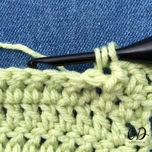 Back Post Double Crochet Stitch Tutorial • Oombawka Design Crochet