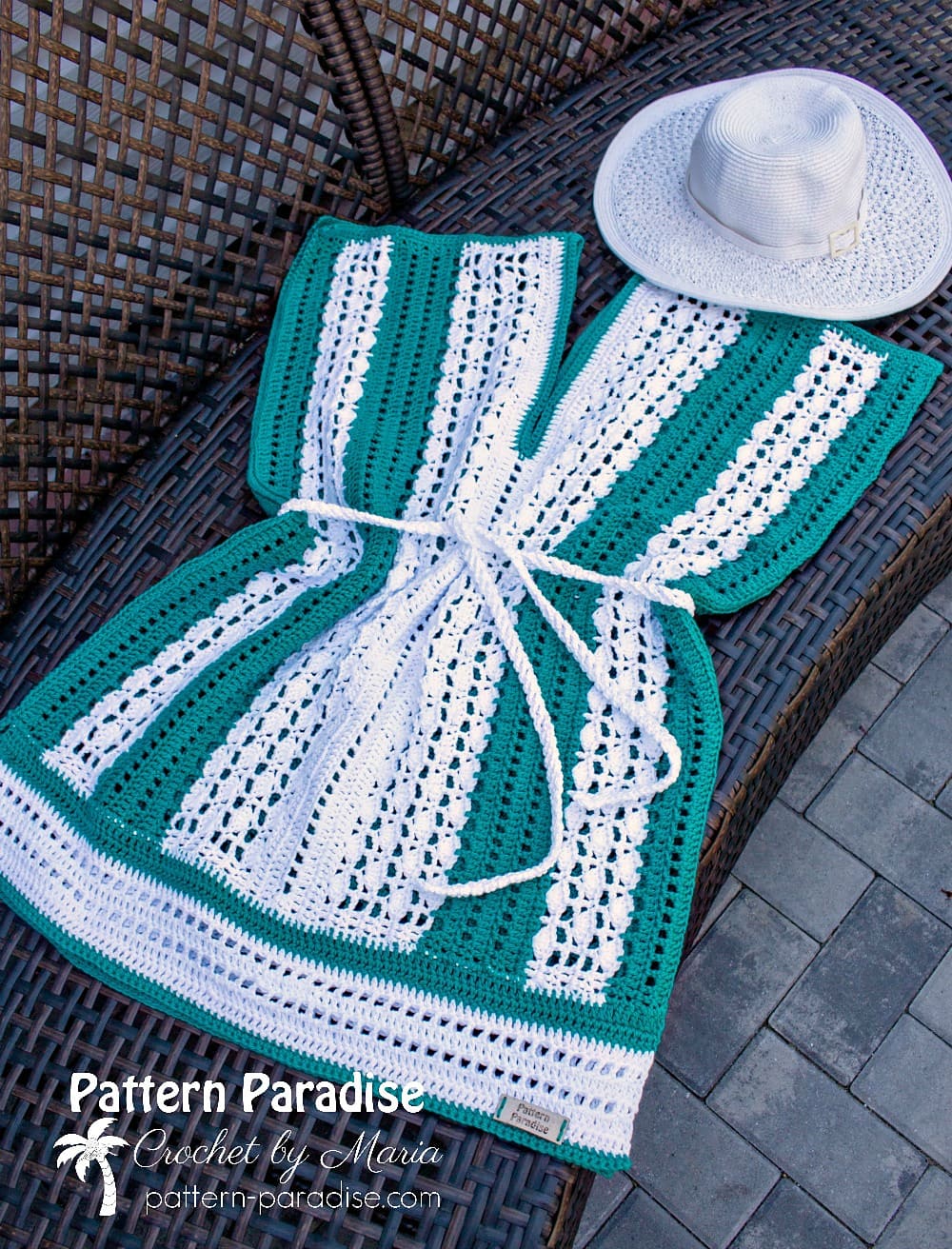 Free Swimsuit Cover Up Crochet Patterns • Oombawka Design Crochet
