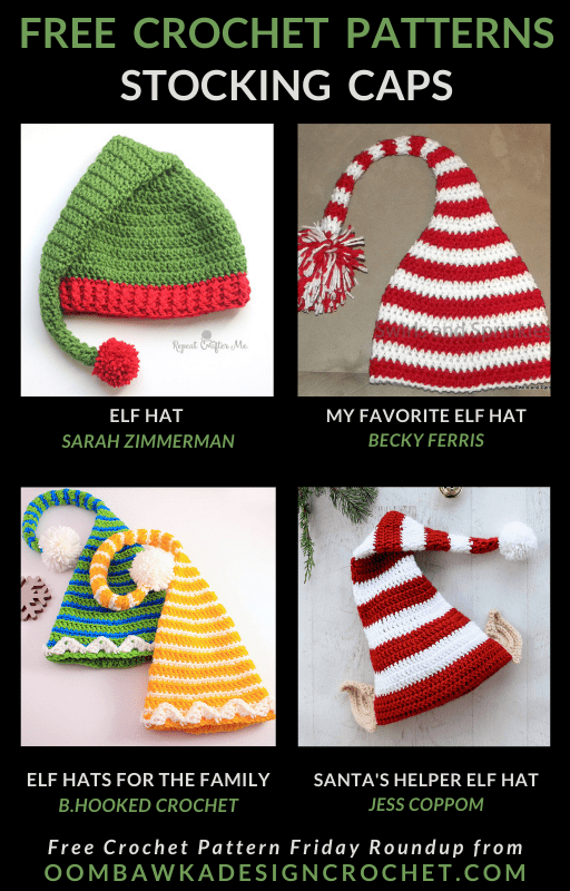 Free Crochet Stocking Cap Patterns • Oombawka Design Crochet