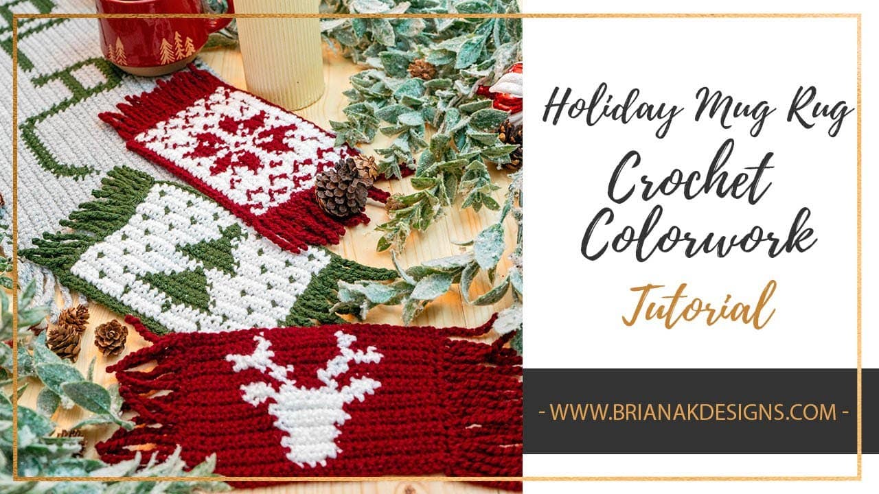 Mug Rug Crochet Patterns • Oombawka Design Crochet