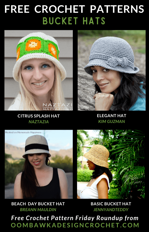 Free Crochet Bucket Hat Patterns From Kids to Adults!