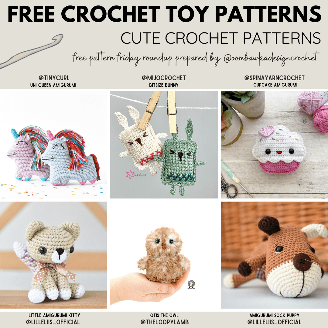 10 Free Cute Crochet Patterns Amigurumi Toys You Can Make in a Day