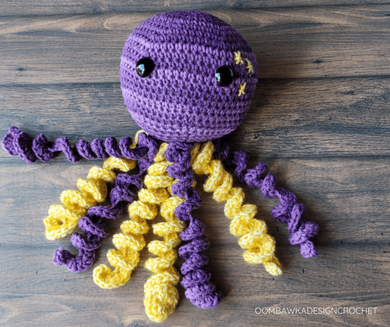 Sir Tentacles the Crochet Octopus Pattern • Oombawka Design Crochet