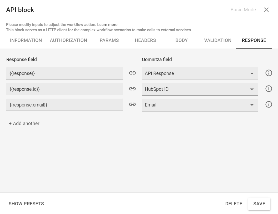 Creating workflows for HubSpot users Oomnitza Documentation