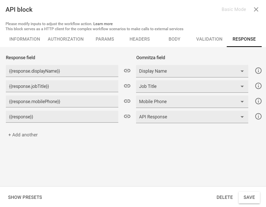Creating workflows for Microsoft Intune users Oomnitza Documentation