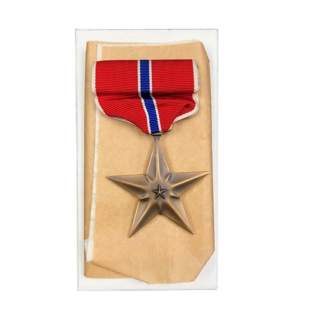 Original WWII US Bronze star Oorlogsspullen.nl Militaria shop