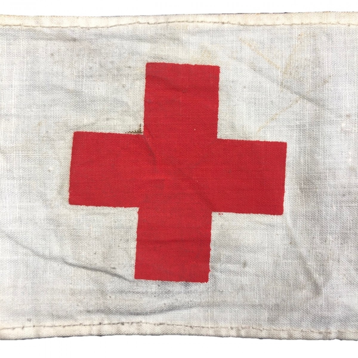 Original WWII Russian medic armband Oorlogsspullen.nl Militaria shop