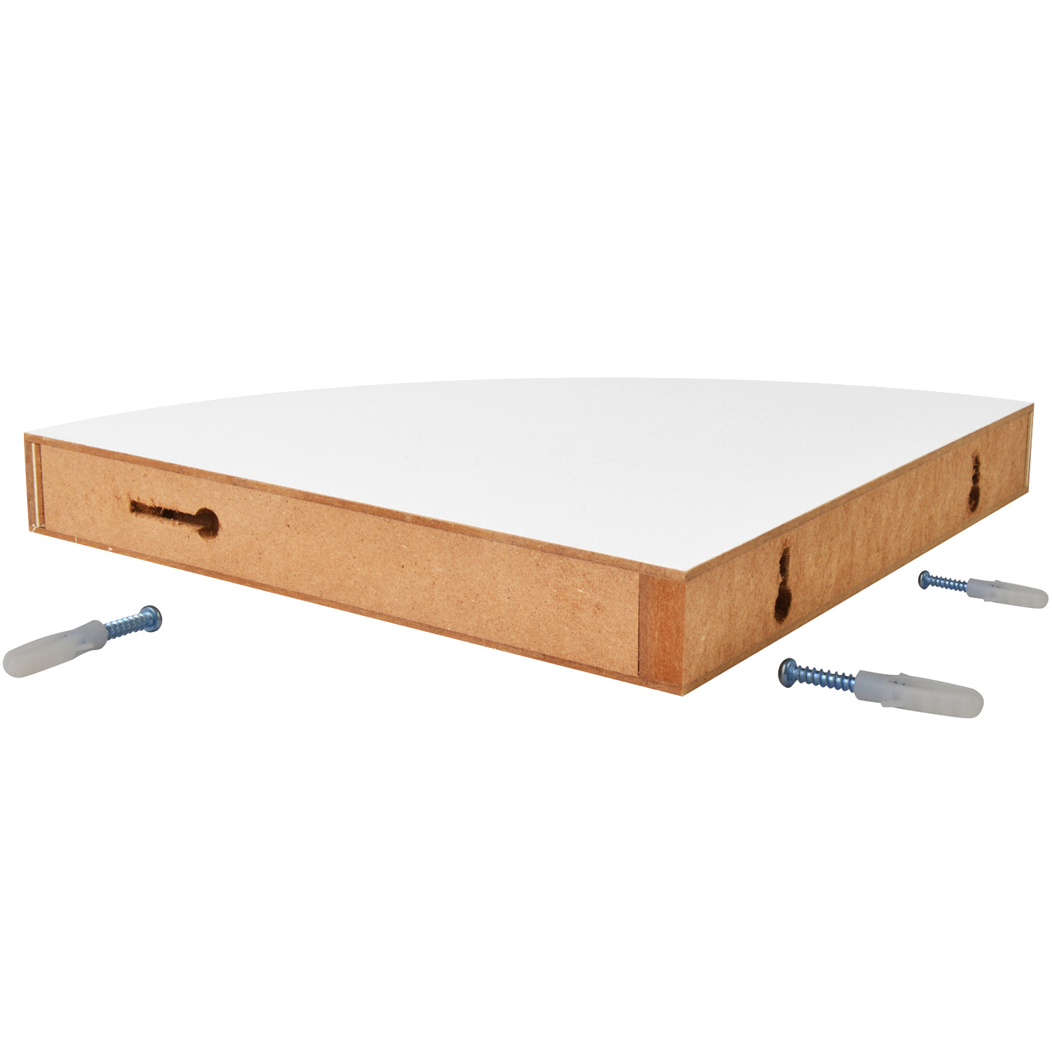 Eckregal Wandboard freischwebend Wandregal Bücherregal Hängeregal CD