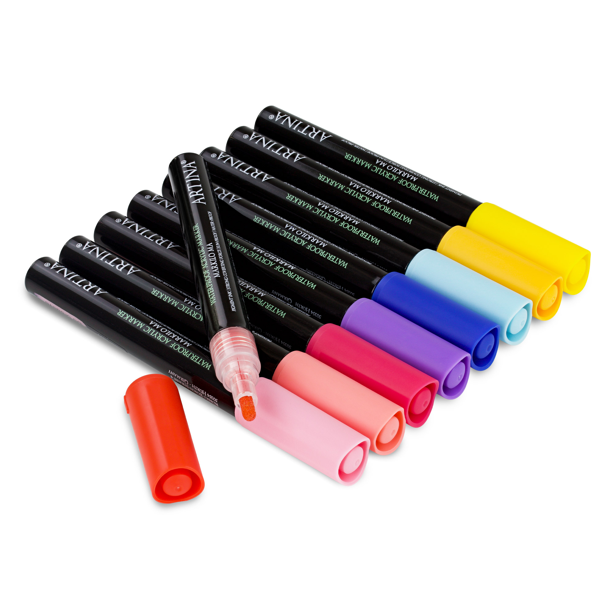 Acrylstifte Set Marker Stifte Acrylfarben Acrylic Pen Stift Malstifte