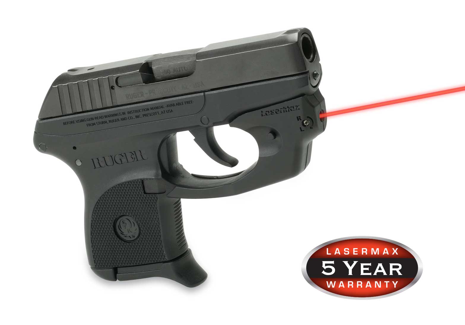 LaserMax CenterFire Laser Sight for Ruger LCP Pistols 20 Off 4.4