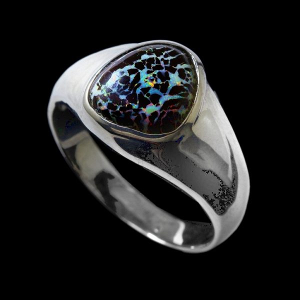 Black Opal Mens Jewelry Australian Opal Jewelry Opal Pendants, Opal