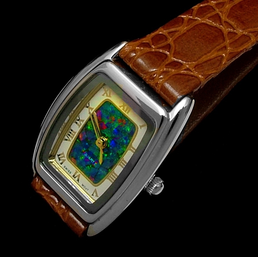 Opal Faced Jewelry Watches Selected gemstone mosaics