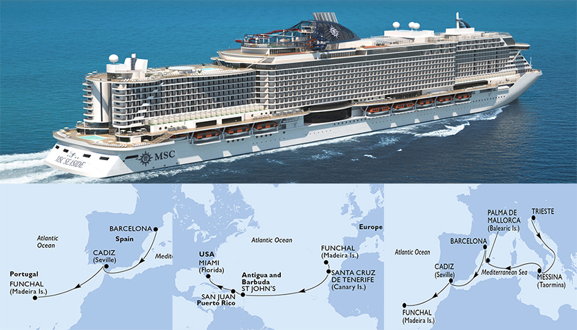 As the lead vessel of the seaside class, she lends her name to the company's seaside class. Viagem inaugural do MSC Seaside com desembarque ou ...