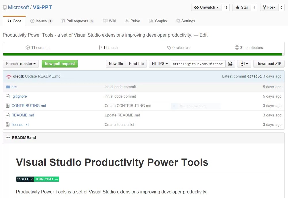 Visual Studio Productivity Power Tools がOSSに OPCDiary