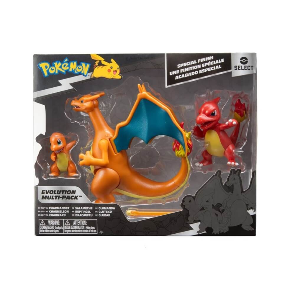 Charmander Evolution MultiPack Charmeleon, Charizard Pokémon