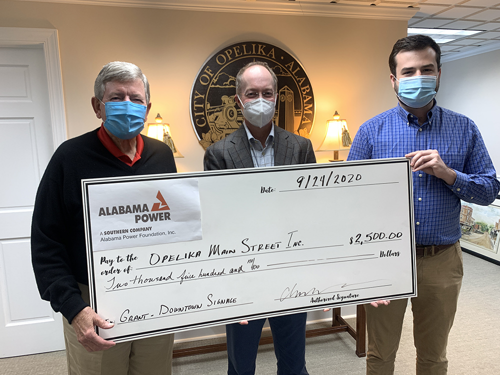 Opelika Main Street Receives Grant from Alabama Power Foundation The