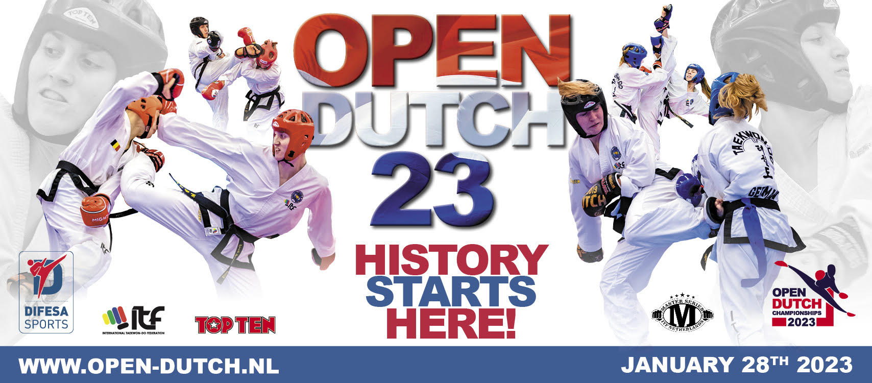 Taekwondo Tournament 2023 Open-Dutch - Itf Taekwon-Do Championships