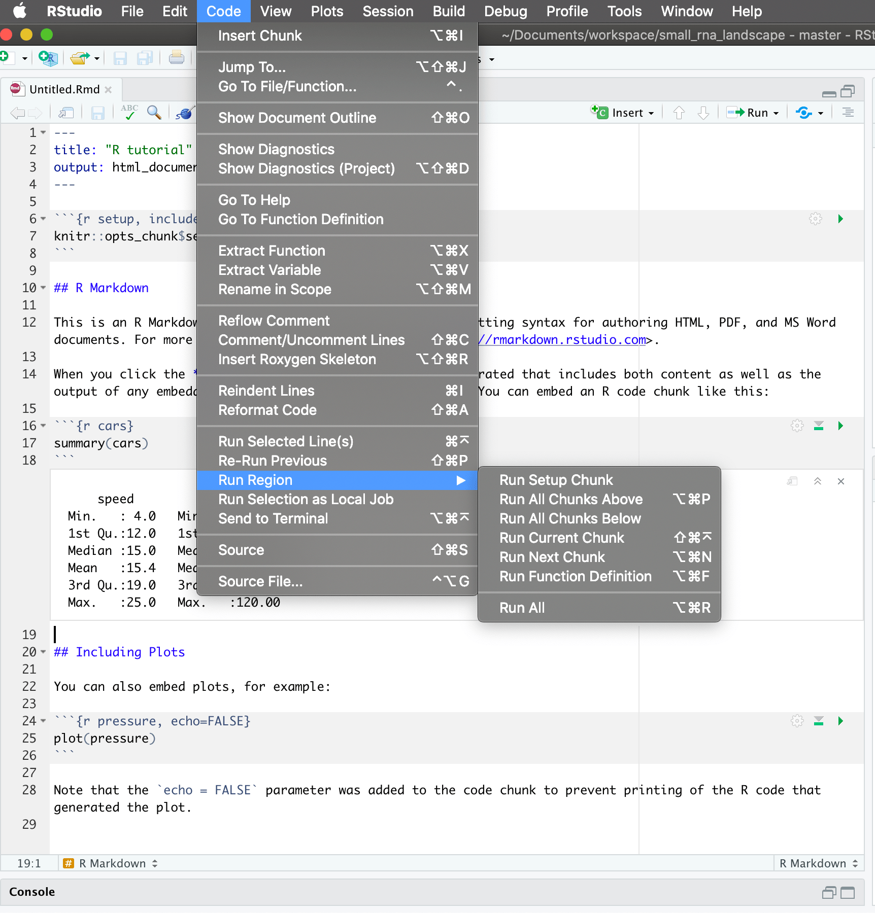 R & RStudio, R Markdown Beginners Guide for R through Open Data