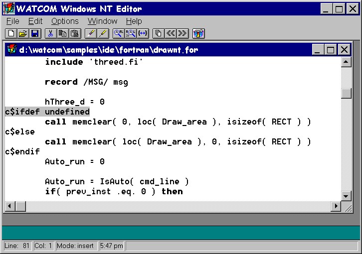 Open 2.0 FORTRAN 77 Getting Started