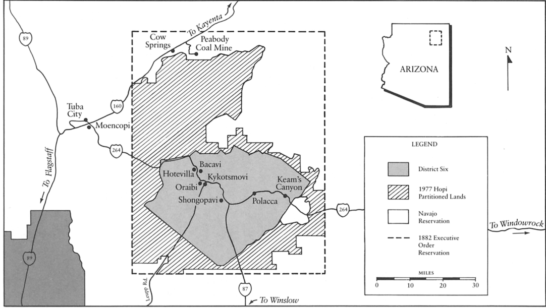 Hopi Reservation Arizona Map “1Introduction The Question and Its Context” in “Deliberate Acts