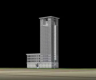 Modern Architecture High Rise Building Free 3d Model 3ds Max Open3dmodel 17783