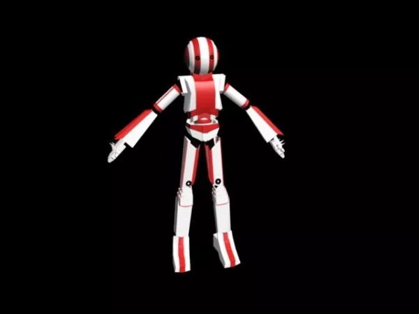 Cute Humanoid Robot Free 3d Model Max Open3dmodel 42933