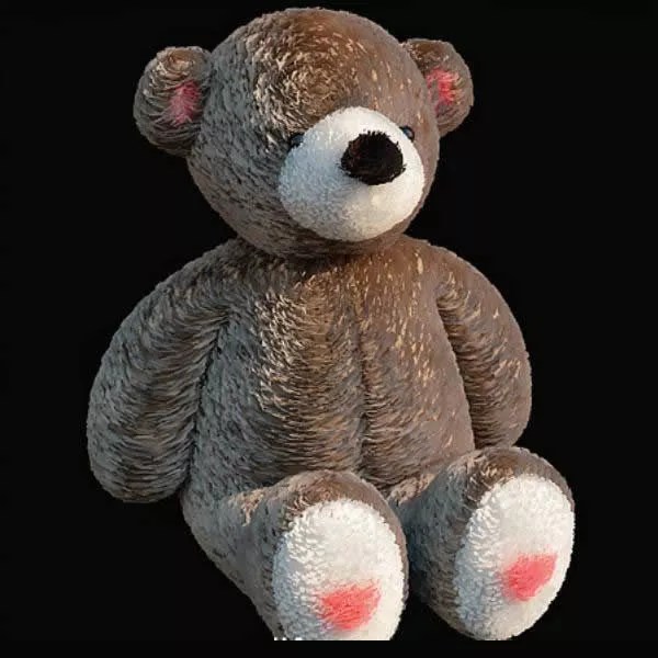 Stuffed Teddy Bear Toy Free 3d Model .Max, .Vray Open3dModel