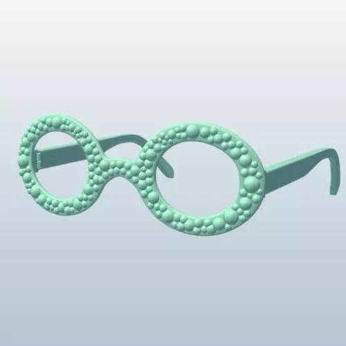 Bubbles Glasses Free 3d Model .Obj, .Stl Open3dModel