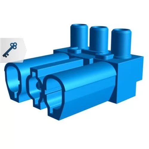 Electrical Gst Connectors Free 3d Model .Obj, .Stl Open3dModel