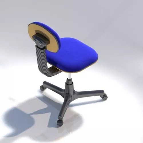 Office Chair Wheels Free 3d Model .3ds, .C4d, .Fbx, .Obj Open3dModel
