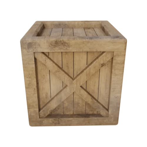 Old Wooden Crate Free 3d Model .Blend Open3dModel