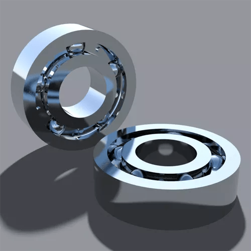 Ball Bearing Machine Part Free 3d Model .Obj Open3dModel