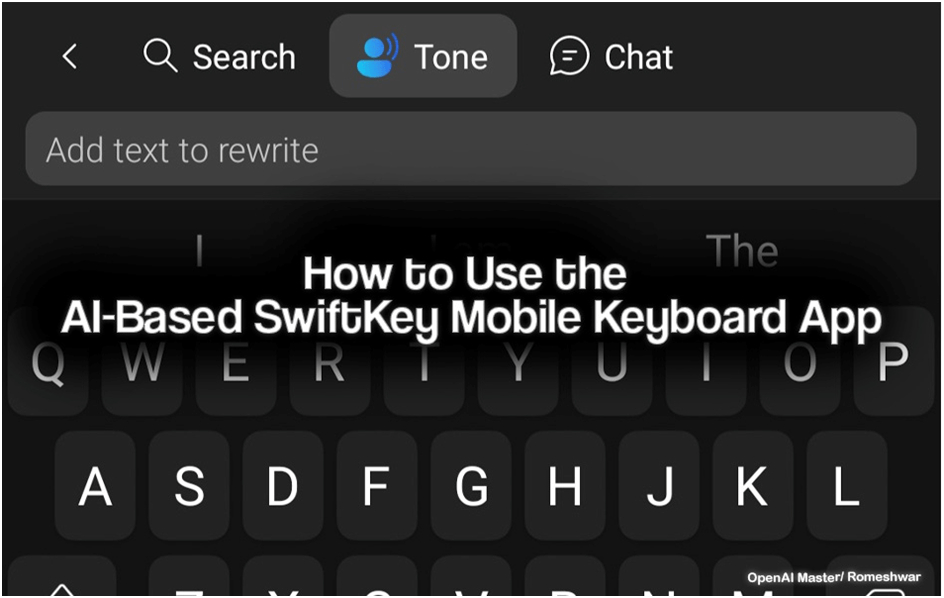 How to use AIBased SwiftKey Mobile Keyboard App
