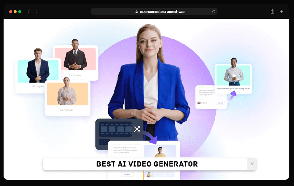 Best AI Video Generator Open AI Master