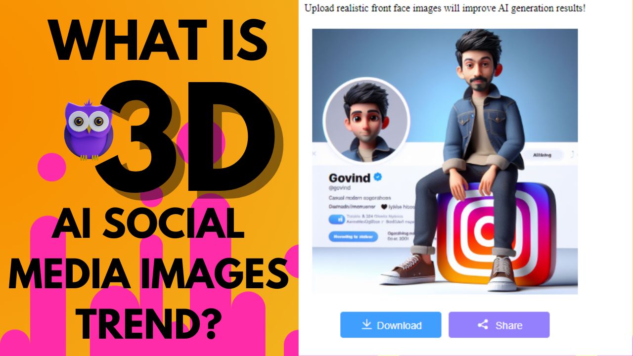 What Is 3D AI Social Media Images Trend? Open AI Master