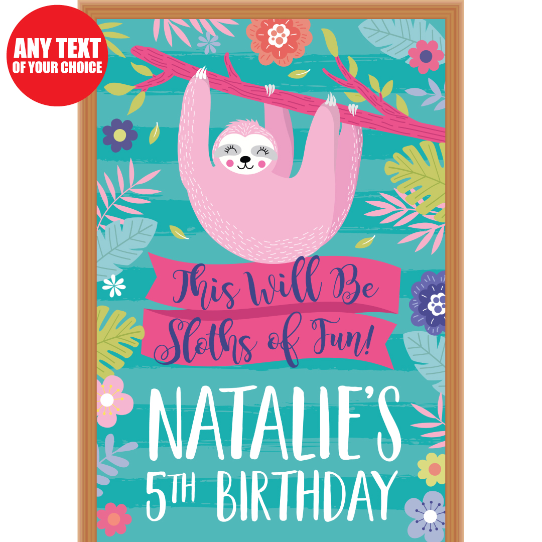 Sloth Birthday Party Supplies Party Supplies Canada Open A Party