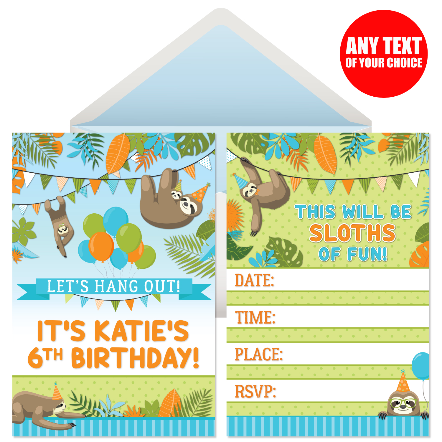 Sloth Birthday Party Supplies Party Supplies Canada Open A Party