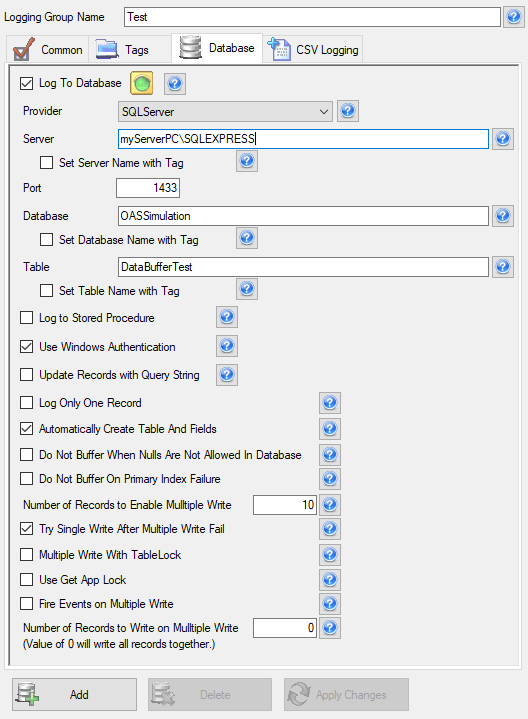 Log Buffered Data from a PLC or Controller Open Automation Software