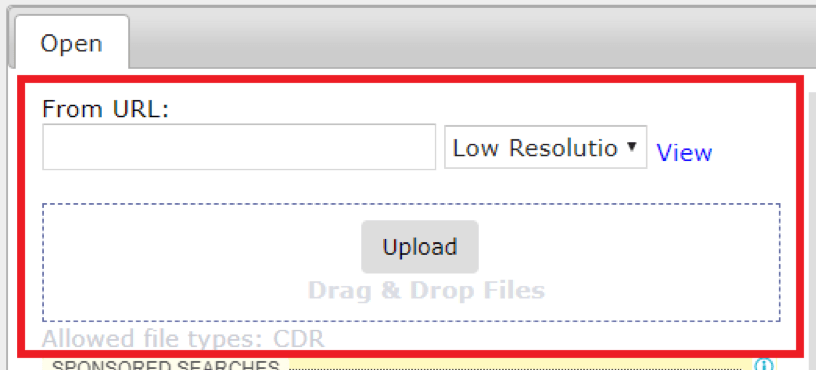 Opening CDR files online