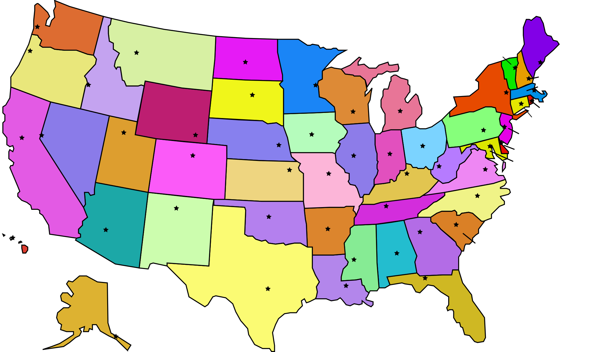 Us States And Capitals Study Guide