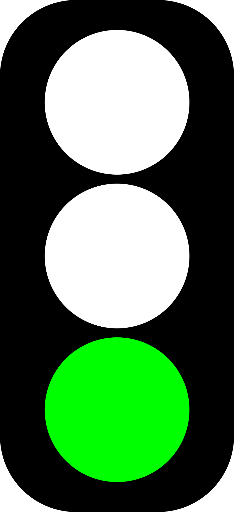 Green Traffic Light Icon