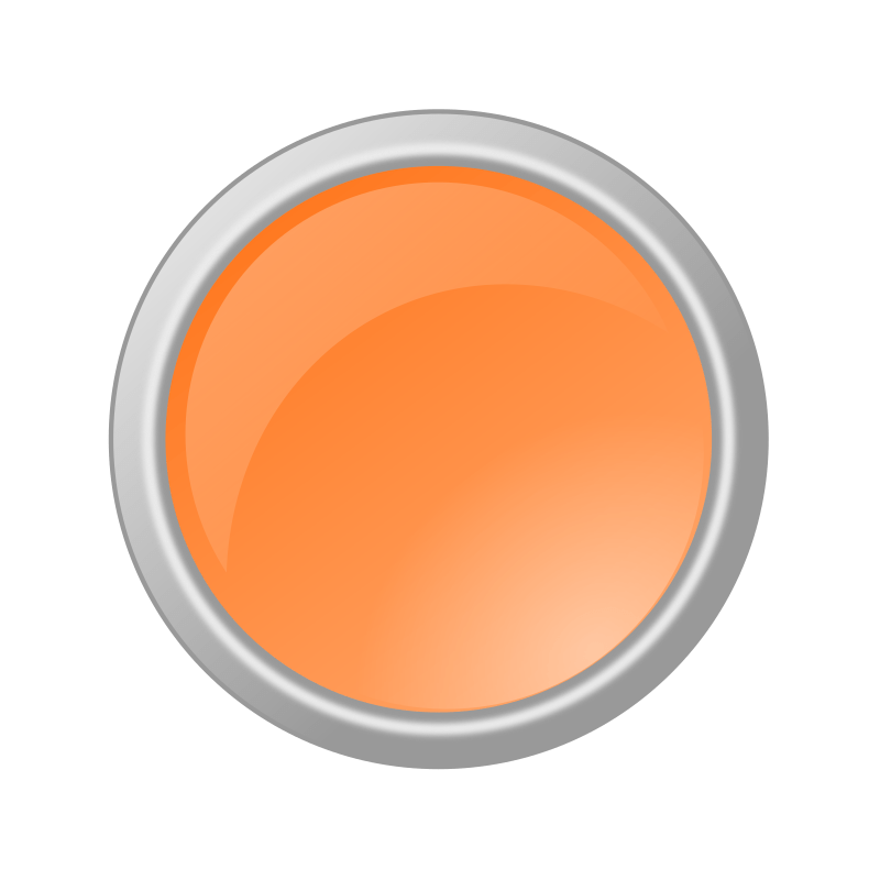 Glossy Light Orange Button Openclipart