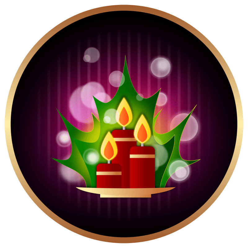 Christmas Candles Openclipart