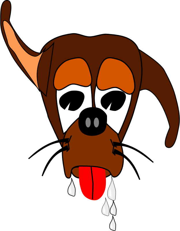 Salivating Dog Openclipart