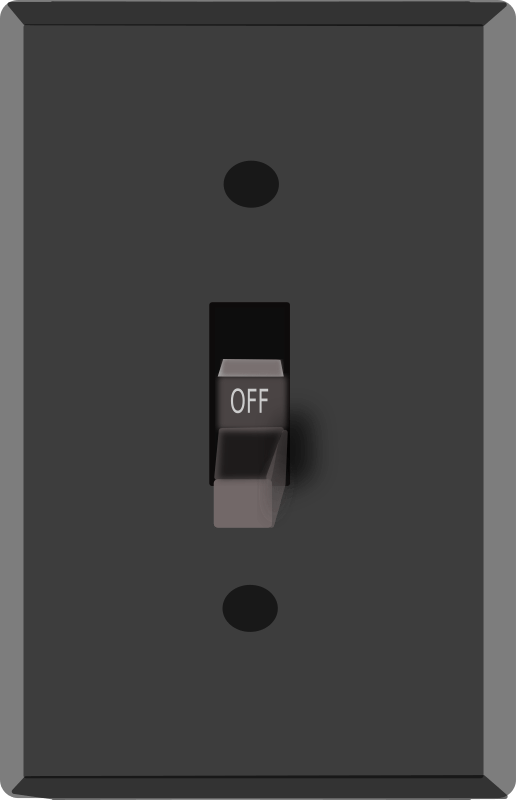 Light switch off Openclipart