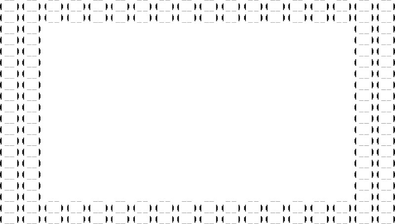 ASCII Bubble Border Openclipart
