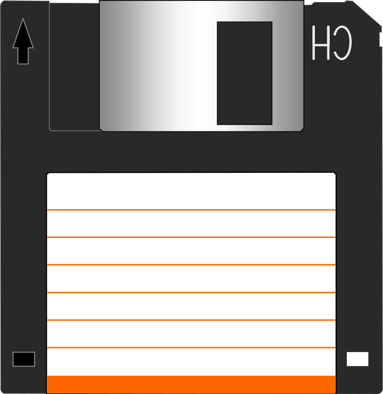 Floppy disk 3.5" Openclipart