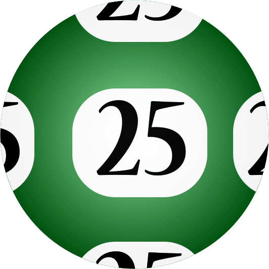 25 Lotto Ball Openclipart