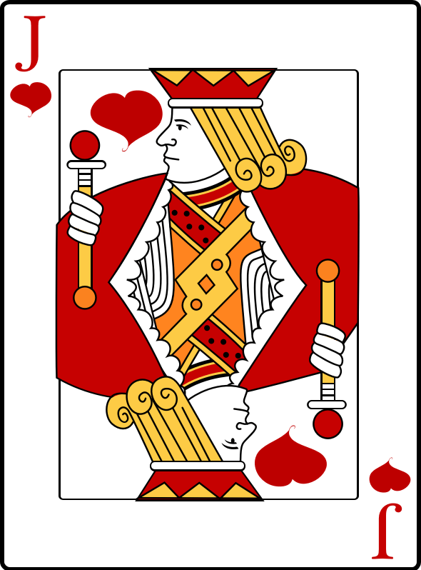 Jack of Hearts Openclipart